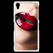 Coque Sony Xperia Z2 Bouche sexy et brillante