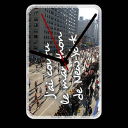 Grande pendule murale Marathon de New-York ZG