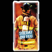 Coque Sony Xperia T Soldat du Feu ZG