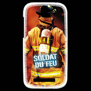 Coque HTC One SV Soldat du Feu ZG