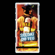 Coque Sony Xperia P Soldat du Feu ZG