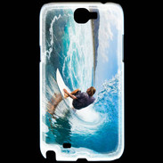 Coque Samsung Galaxy Note 2 Surfer dans un rouleau