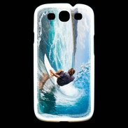 Coque Samsung Galaxy S3 Surfer dans un rouleau