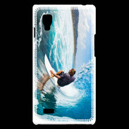 Coque LG Optimus L9 Surfer dans un rouleau