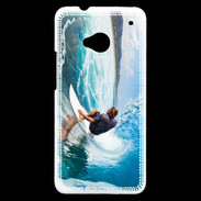 Coque HTC One Surfer dans un rouleau