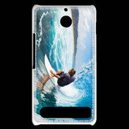 Coque Sony Xperia E1 Surfer dans un rouleau