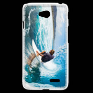 Coque LG L70 Surfer dans un rouleau