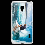 Coque LG F6 Surfer dans un rouleau