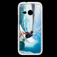Coque HTC One Mini 2 Surfer dans un rouleau