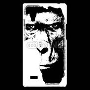 Coque LG Optimus L9 Regard de gorille en dessin 150