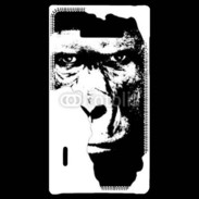 Coque LG Optimus L7 Regard de gorille en dessin 150
