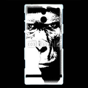 Coque Sony Xperia P Regard de gorille en dessin 150
