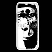 Coque HTC One Mini 2 Regard de gorille en dessin 150