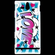 Coque Sony Xperia U love Cartoon 510