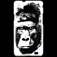Coque Samsung Galaxy S2 Regard de gorille en dessin