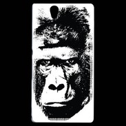 Coque Sony Xperia Z Regard de gorille en dessin