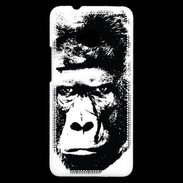 Coque HTC One Regard de gorille en dessin