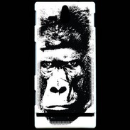 Coque Sony Xperia U Regard de gorille en dessin