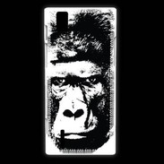Coque Huawei Ascend P2 Regard de gorille en dessin