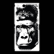 Coque Sony Xpéria Z Ultra Regard de gorille en dessin