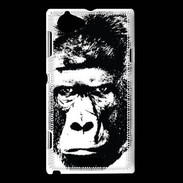Coque Sony Xperia L Regard de gorille en dessin