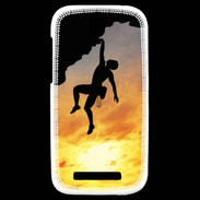 Coque HTC One SV Escalade au couché de soleil 10