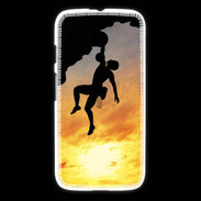 Coque Motorola G Escalade au couché de soleil 10