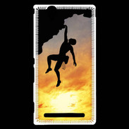 Coque Sony Xperia T2 Ultra Escalade au couché de soleil 10