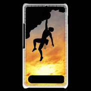 Coque Sony Xperia E1 Escalade au couché de soleil 10