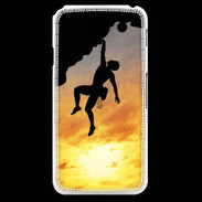 Coque LG G Pro Escalade au couché de soleil 10
