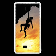 Coque LG F5 Escalade au couché de soleil 10