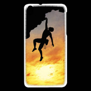 Coque HTC Desire 816 Escalade au couché de soleil 10
