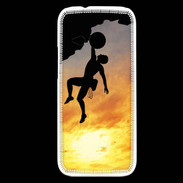 Coque HTC One Mini 2 Escalade au couché de soleil 10