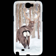 Coque Samsung Galaxy Note 2 Cerf vu de dos