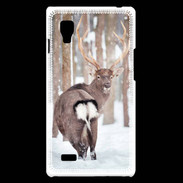 Coque LG Optimus L9 Cerf vu de dos