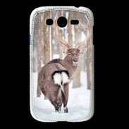 Coque Samsung Galaxy Grand Cerf vu de dos