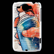 Coque HTC Wildfire G8 Bombe graffiti