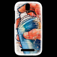 Coque HTC One SV Bombe graffiti