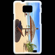 Coque Samsung Galaxy S2 Transats vue mer 2