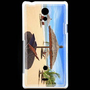 Coque Sony Xperia T Transats vue mer 2