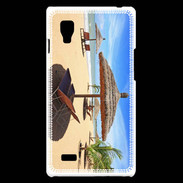 Coque LG Optimus L9 Transats vue mer 2