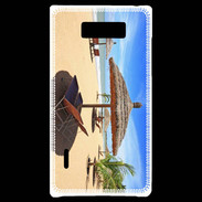 Coque LG Optimus L7 Transats vue mer 2