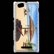 Coque Sony Xperia M Transats vue mer 2