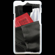 Coque Samsung Galaxy S2 Robe d'avocat