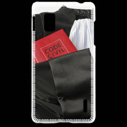 Coque LG Optimus G Robe d'avocat