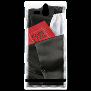 Coque Sony Xperia U Robe d'avocat