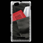 Coque Sony Xperia M Robe d'avocat