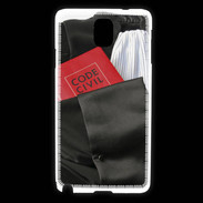 Coque Samsung Galaxy Note 3 Robe d'avocat