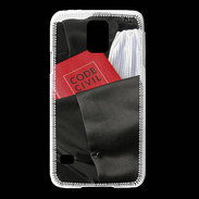 Coque Samsung Galaxy S5 Robe d'avocat