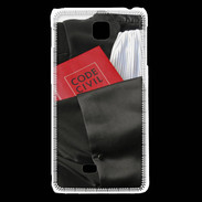 Coque LG F5 Robe d'avocat